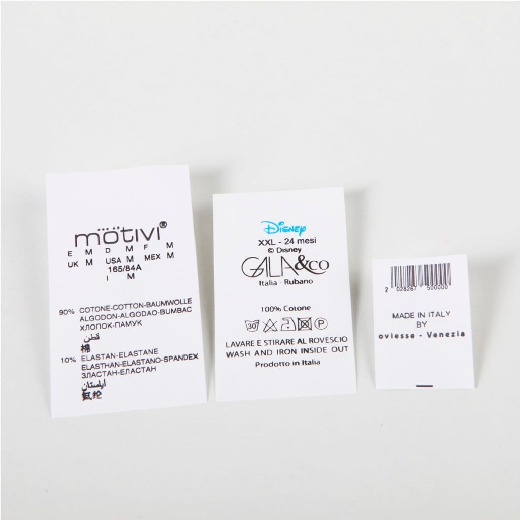 Etichette stampate su poliammide